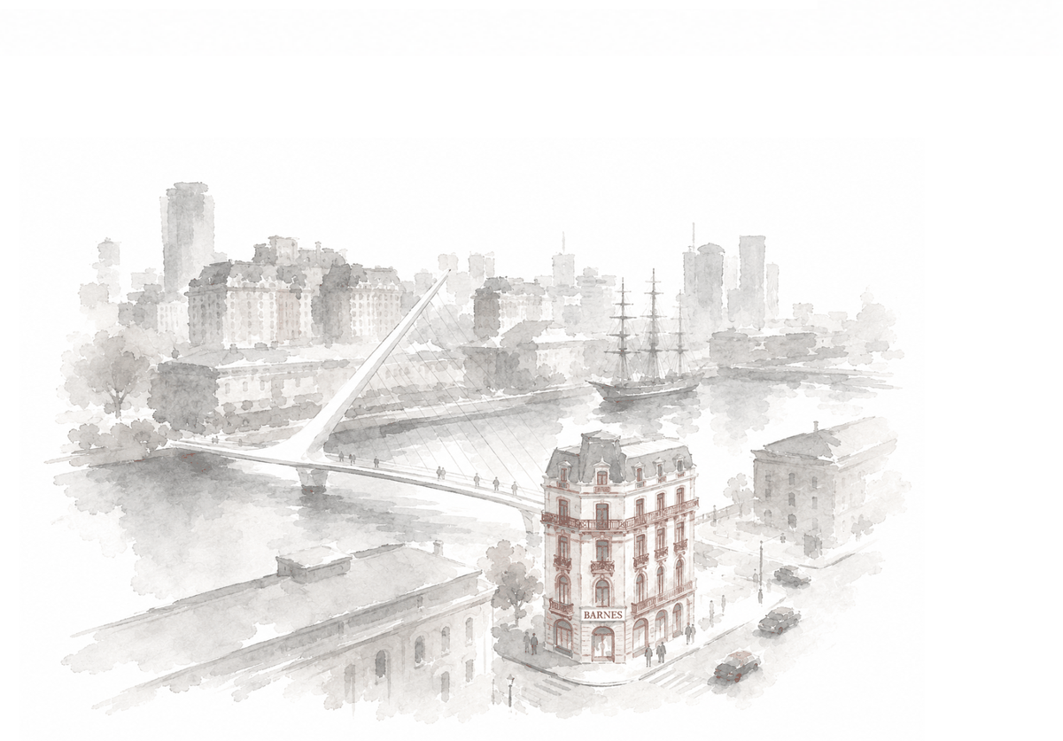 Ilustración de Puerto Madero, Buenos Aires